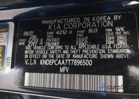 2026 Kia Seltos Lx z USA, uszkodzony, nr VIN KNDEPCAA7T7896500